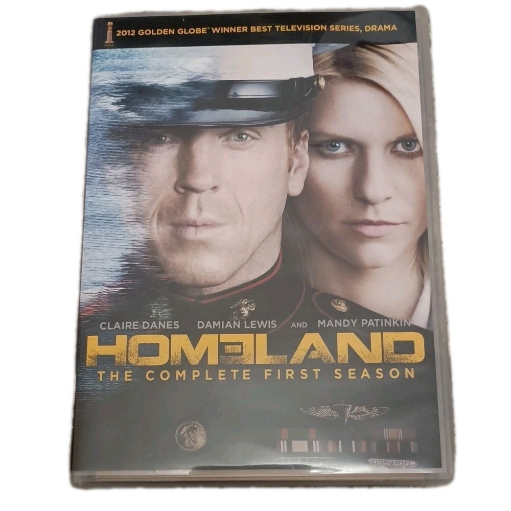 Homeland The Complete First Season DVD 2012 4-Disc Set TV Series Claire Danes